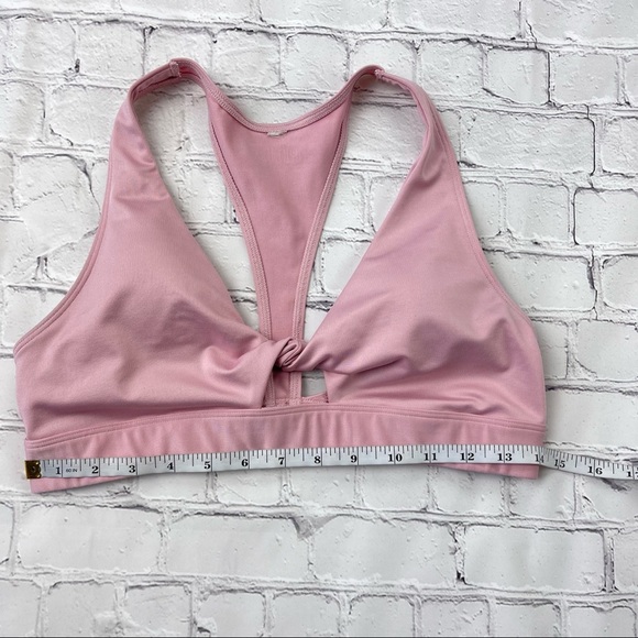 Victoria’s Secret PINK Ultimate Twist Front Sports Bra Light Pink Size Large - Picture 3 of 9